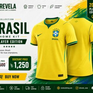 Brazil 2026 World Cup Home Jersey – Player Edition