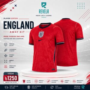 England 2026 World Cup Away Jersey – Player Edition