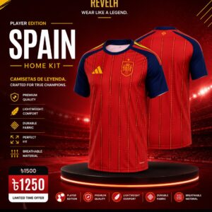 Spain 2026 World Cup Home Jersey – Player Edition